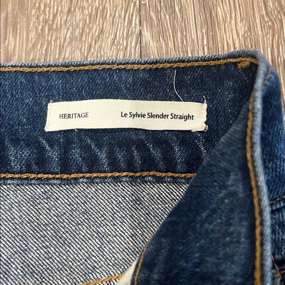 Frame Heritage Le Sylvie Slender Straight denim Size 26 - Picture 9 of 12